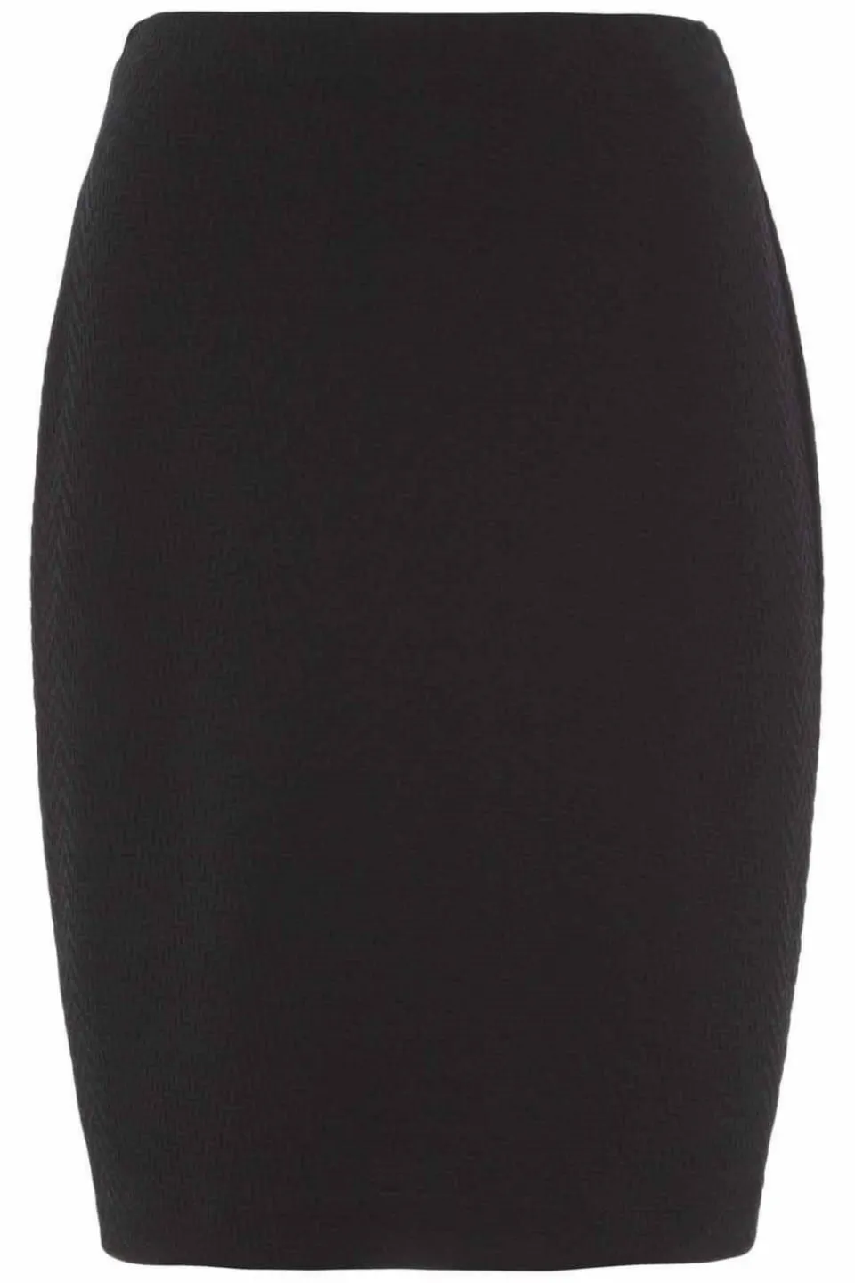 Skirts>Roman Short Textured Elastic Waist Jersey Skirt Black
