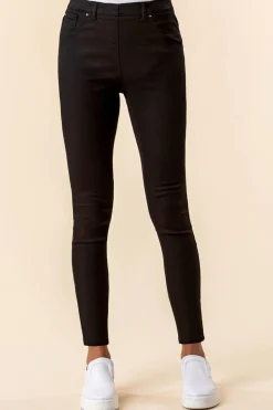 Jeans & Jeggings>Roman Black Ultimate Denim Cropped Jegging (29 Inch)