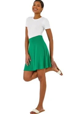 Skirts>Roman Pull On Stretch Skater Skirt Green