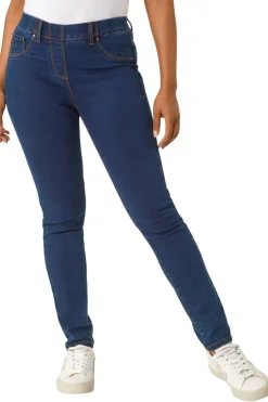 Jeans & Jeggings>Roman Indigo Petite Denim Stretch Jegging IndigoDenim