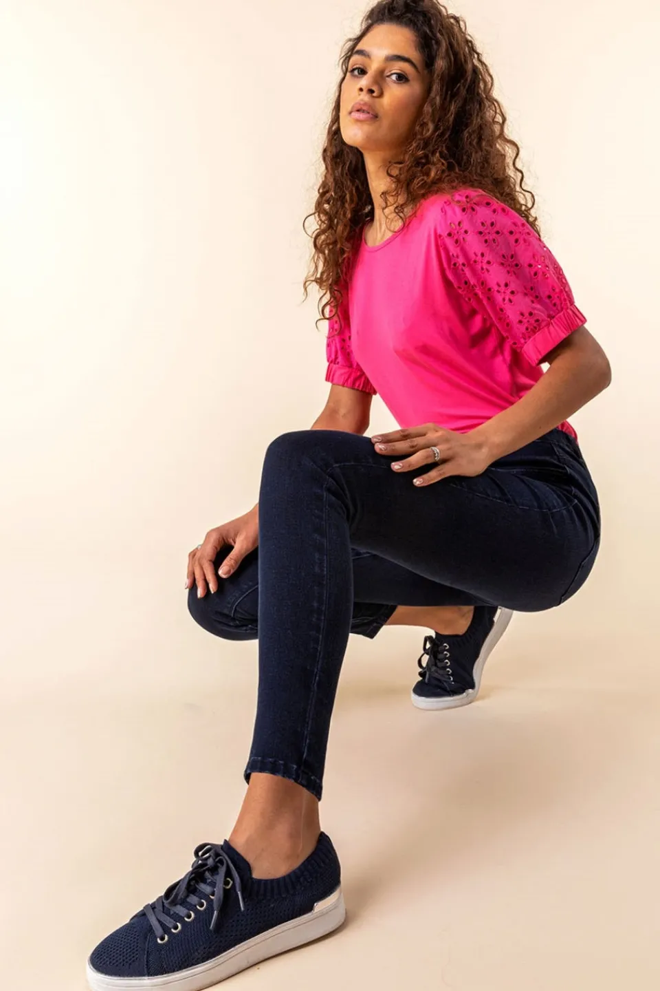 Jeans & Jeggings>Roman Ultimate Stretch Elastic Waist Jegging 29" Indigo