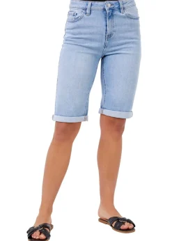 Shorts>Roman Light Denim Essential Stretch Knee Length Shorts LightDenim