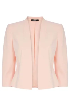 Coats & Jackets>Roman Light Pink 3/4 Sleeve Rochette Jacket LightPink