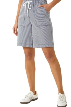 Shorts>Roman Multi Narrow Stripe Drawcord Shorts