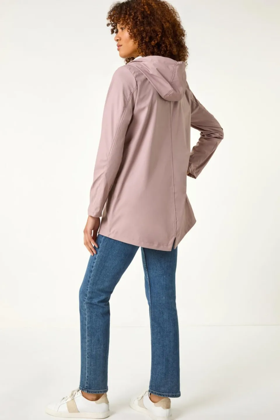 Coats & Jackets>Roman Rain Resistant Hooded Jacket Pink
