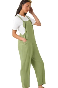 Jumpsuits & Playsuits>Roman Sage Petite Strap Woven Jumpsuit