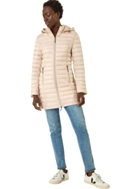 Coats & Jackets>Roman Stone Padded Hooded Coat