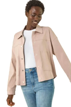 Coats & Jackets>Roman Stone Patch Pocket Jacket