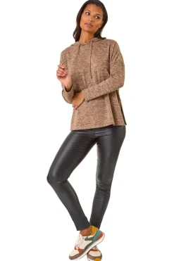 Tops>Roman Stone Soft Touch Drawstring Hoodie