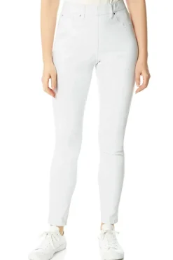 Jeans & Jeggings>Roman White Elastic Waist 31" Denim Stretch Jegging