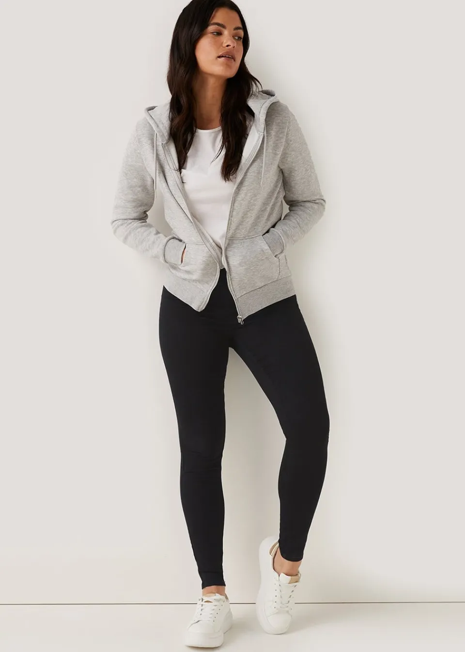 Jeans & Jeggings>Papaya Denim Rosie Pull On Jeggings Black