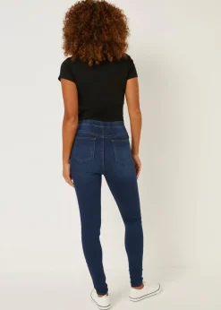 Jeans & Jeggings>Papaya Denim Rosie Dark Wash Pull On Jeggings
