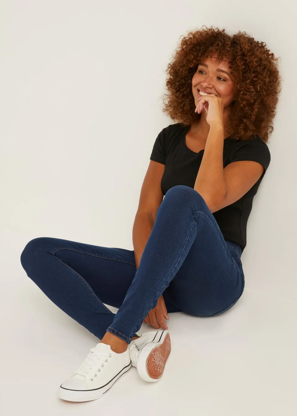 Jeans & Jeggings>Papaya Denim Rosie Dark Wash Pull On Jeggings