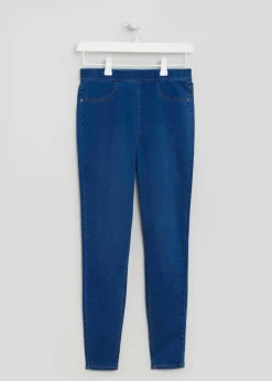 Jeans & Jeggings>Papaya Denim Rosie Mid Wash Pull On Jeggings Midwash