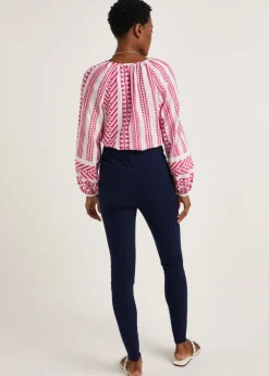 Jeans & Jeggings>Papaya Denim Rosie Rinse Pull On Jeggings Darkwash