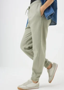 Trousers>Papaya Sage Tapered Jogging Bottoms