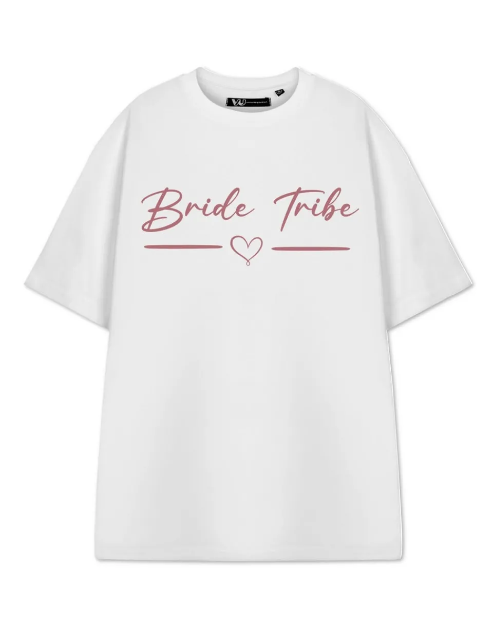 T-Shirts>Show Me The Merch Bride Tribe White T Shirt