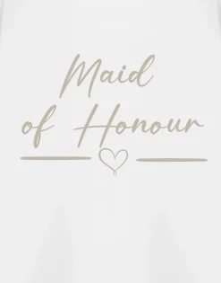 T-Shirts>Show Me The Merch Maid Of Honour White T Shirt