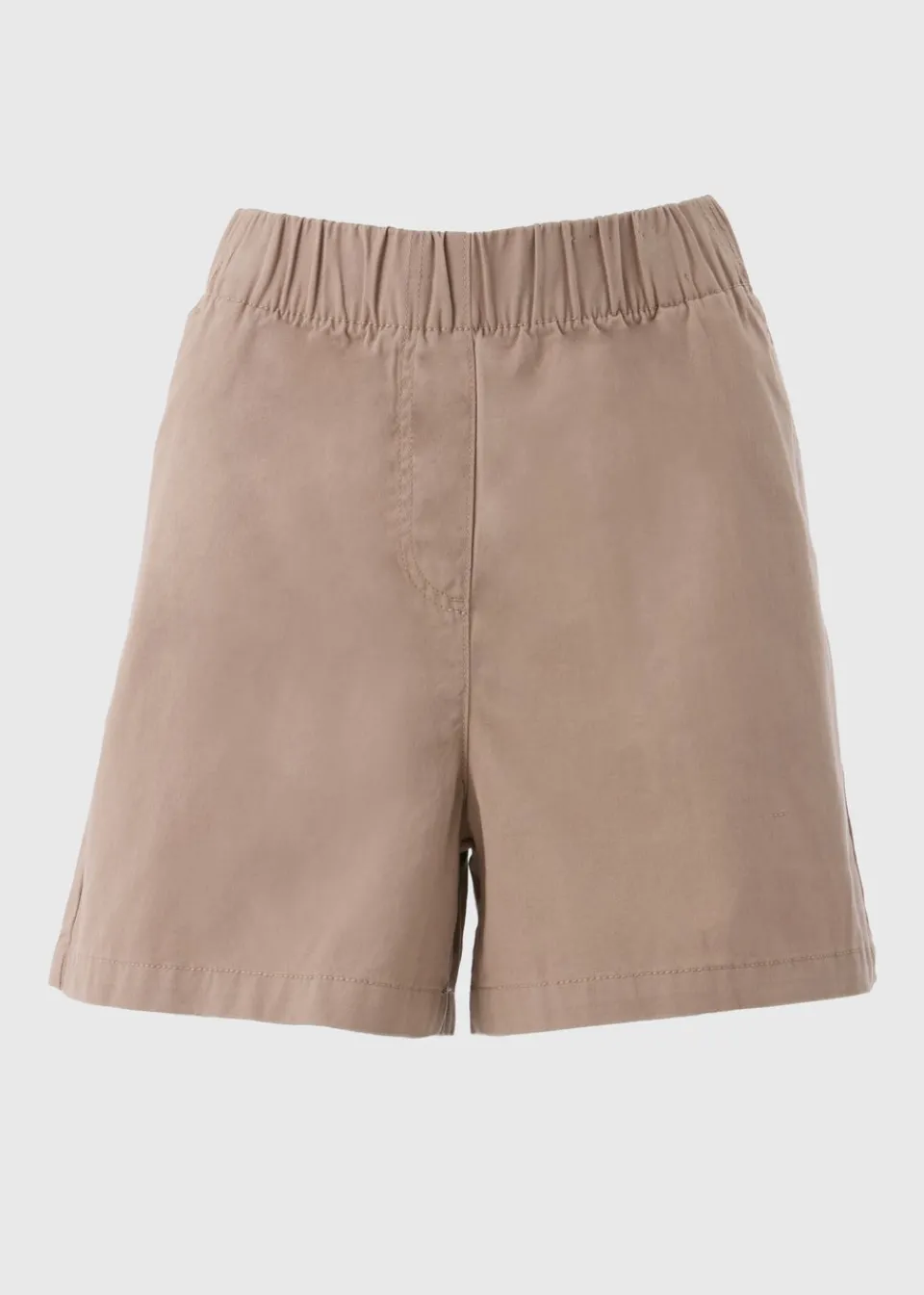 Shorts>Papaya Stone Cotton Shorts