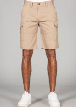 Shorts>Tokyo Laundry Stone Cotton Cargo Shorts