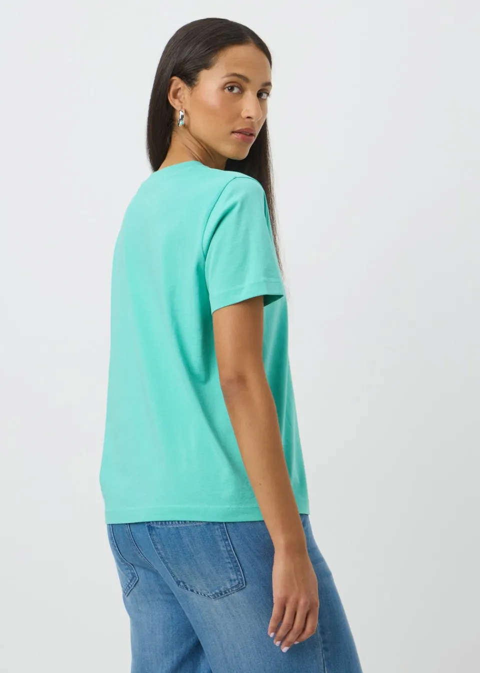T-Shirts>Papaya Turquoise T-Shirt