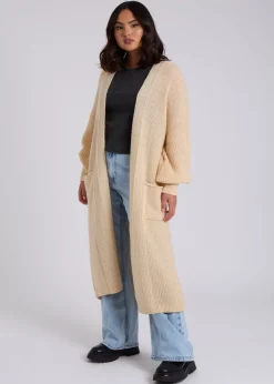 Tops>Urban Bliss Stone Chunky Longline Cardigan