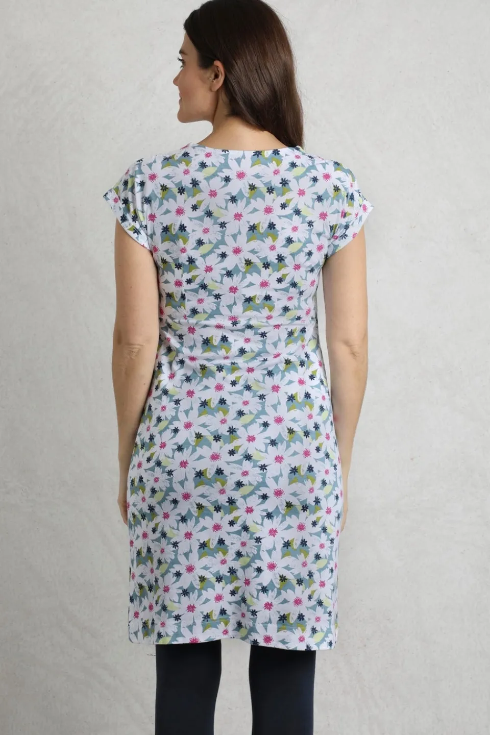Dresses>Weird Fish Blue Tallahassee Jersey Dress