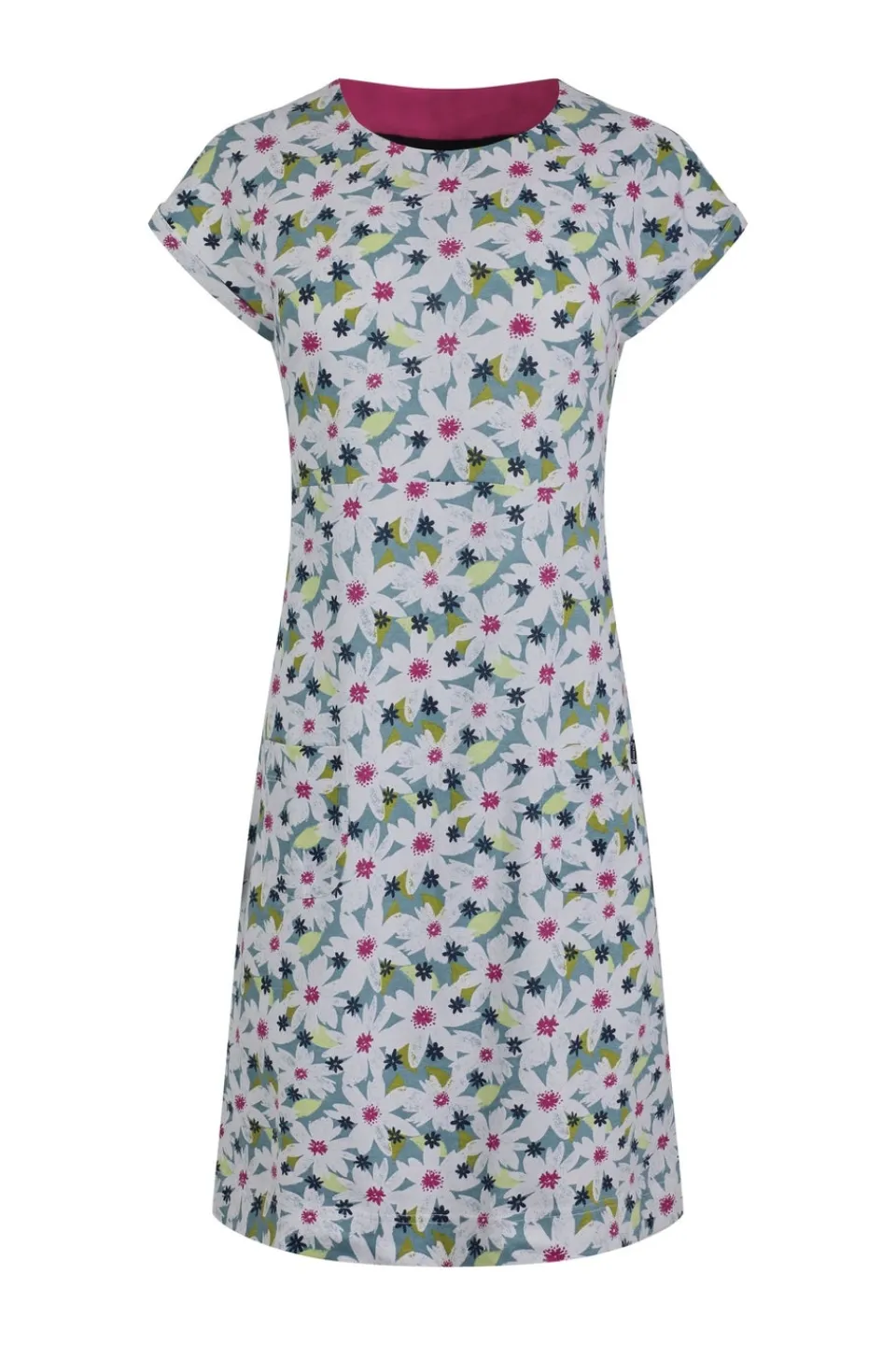Dresses>Weird Fish Blue Tallahassee Jersey Dress