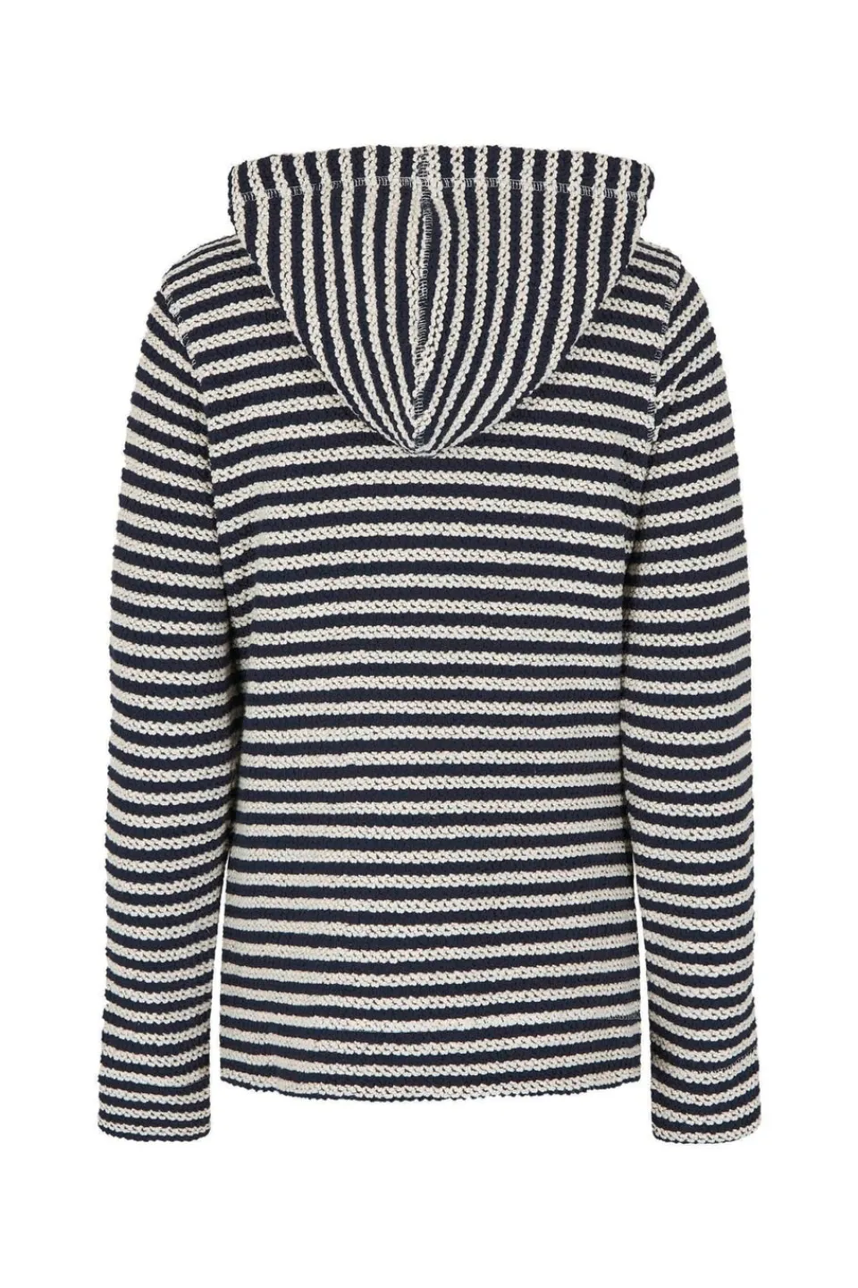 Loungewear>Weird Fish Cream Fisher Full Zip Stripe Macaroni Hoodie