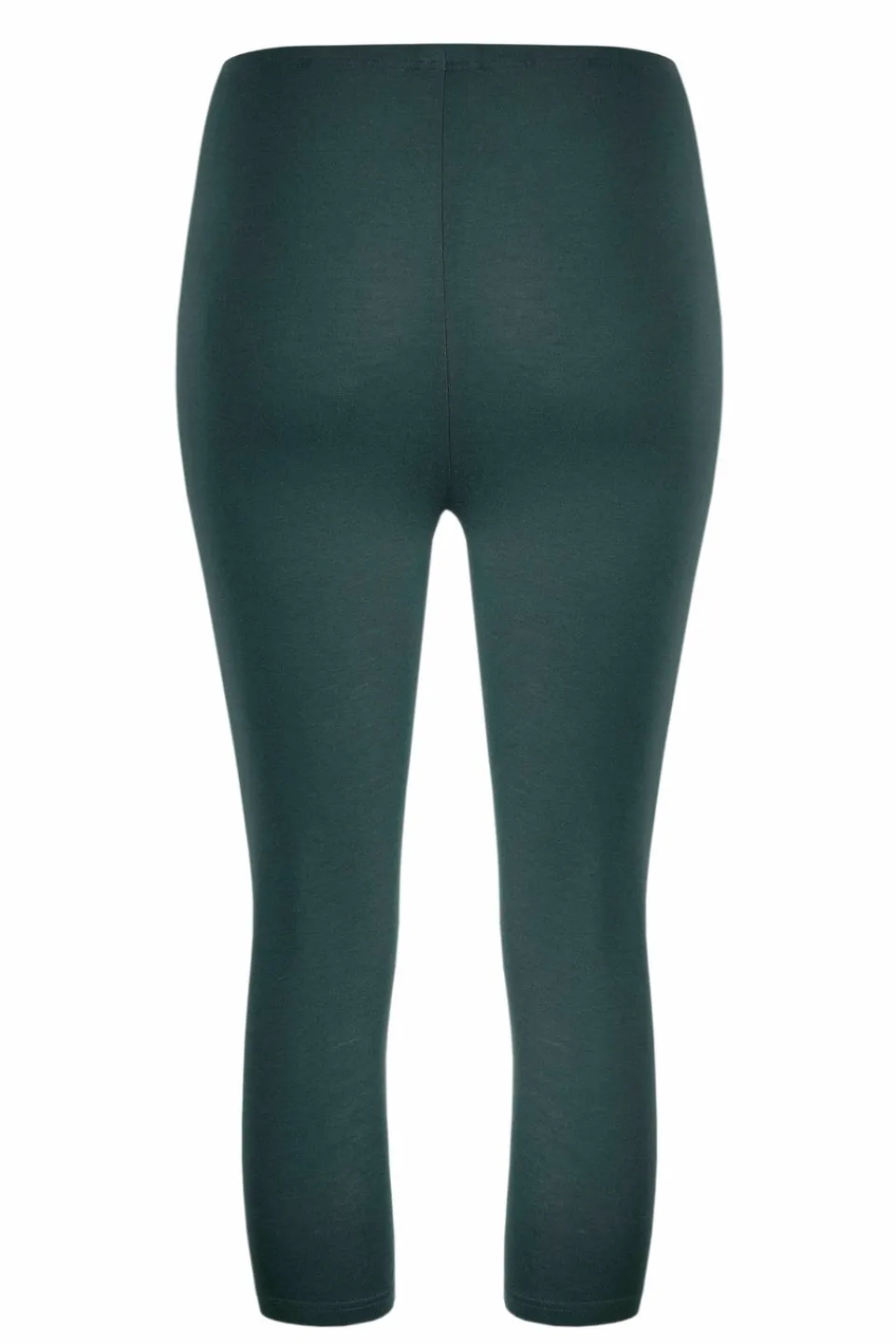 Leggings>Weird Fish Green Blondie Cropped Leggings