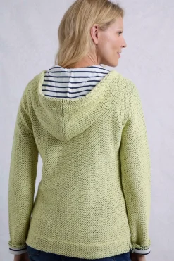Tops>Weird Fish Green Chicoa Full Zip Macaroni Hoodie