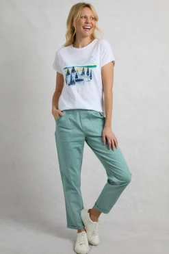 Trousers>Weird Fish Light Blue Malorri Chino Trousers
