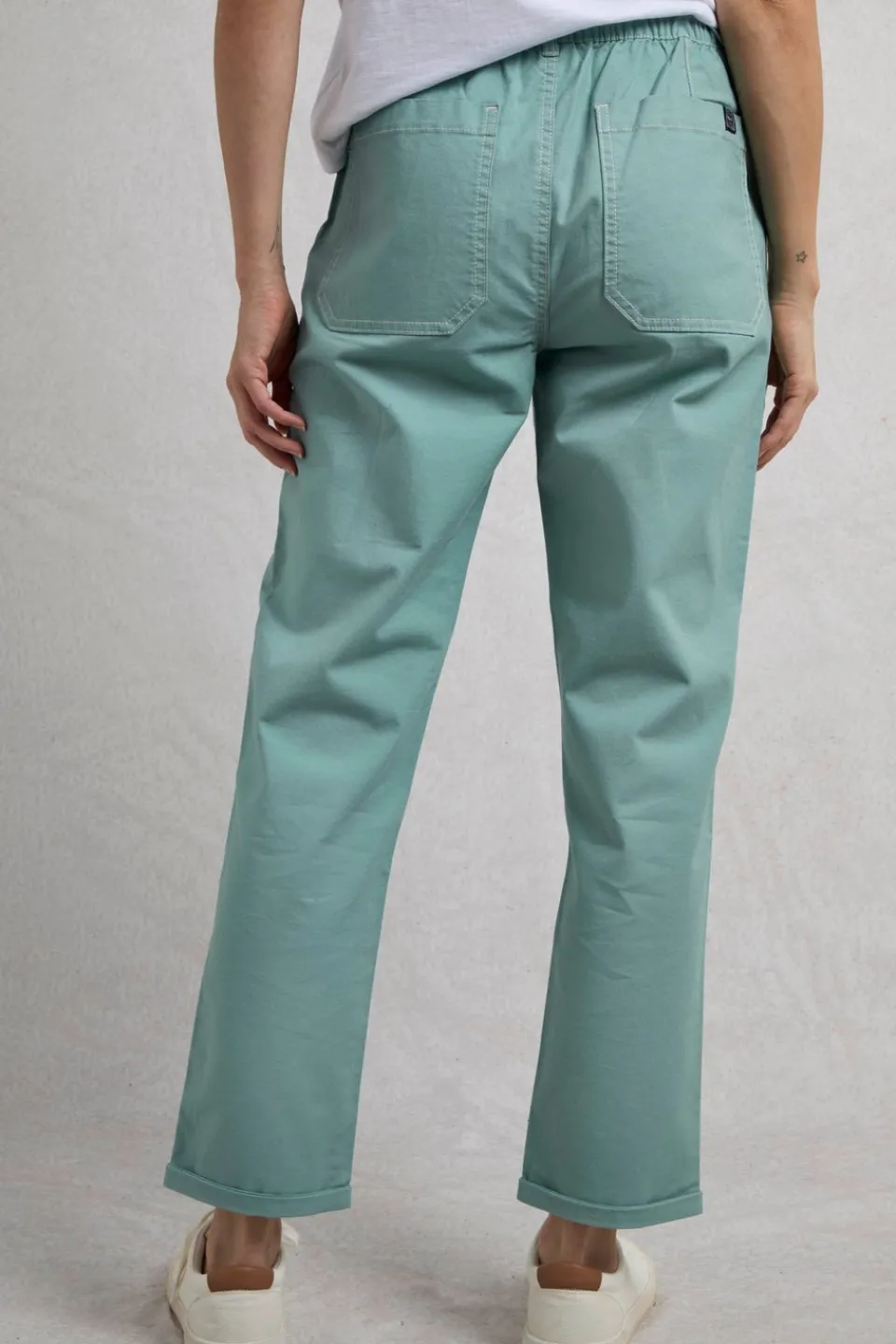 Trousers>Weird Fish Light Blue Malorri Chino Trousers