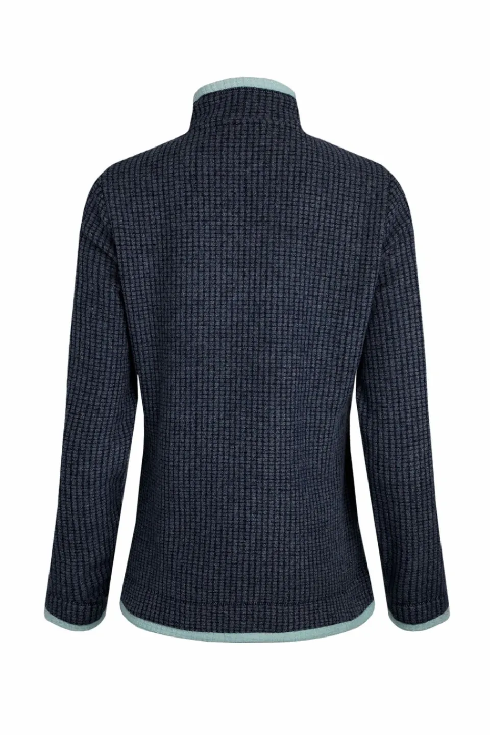 Coats & Jackets>Weird Fish Navy Ariana Full Zip Grid Fleece
