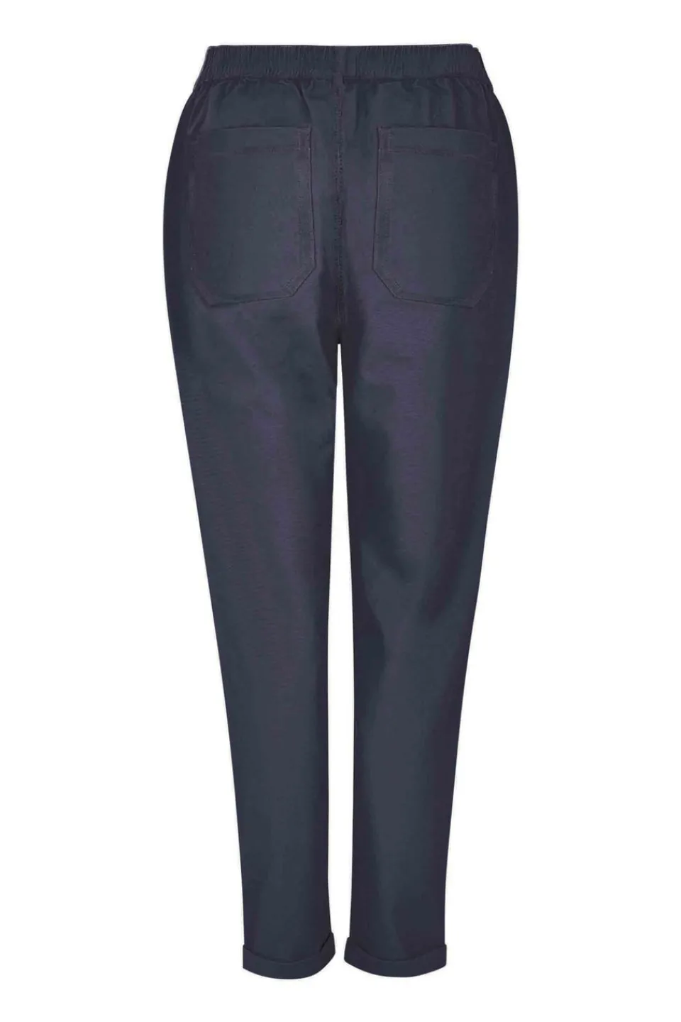 Trousers>Weird Fish Navy Blue Malorri Chino Trousers