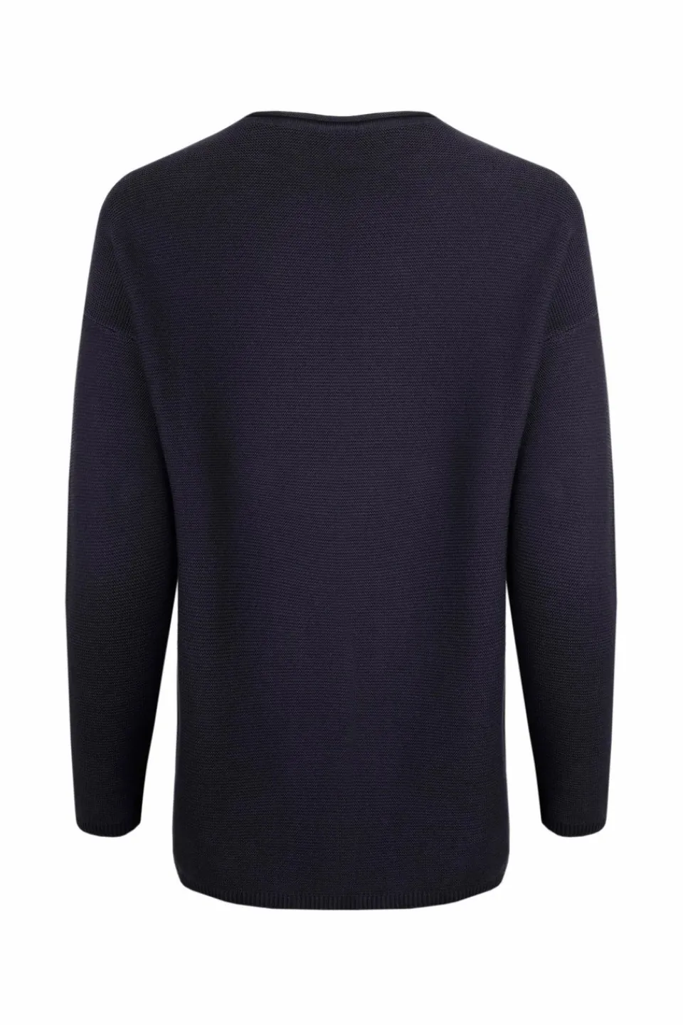 Tops>Weird Fish Navy Dalla Knitted Crew Neck Jumper