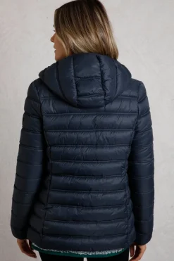 Coats & Jackets>Weird Fish Navy Eshka Lightweight Padded Jacket