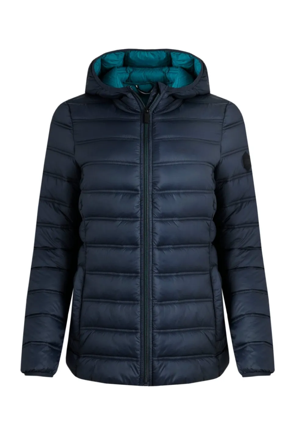 Coats & Jackets>Weird Fish Navy Eshka Lightweight Padded Jacket