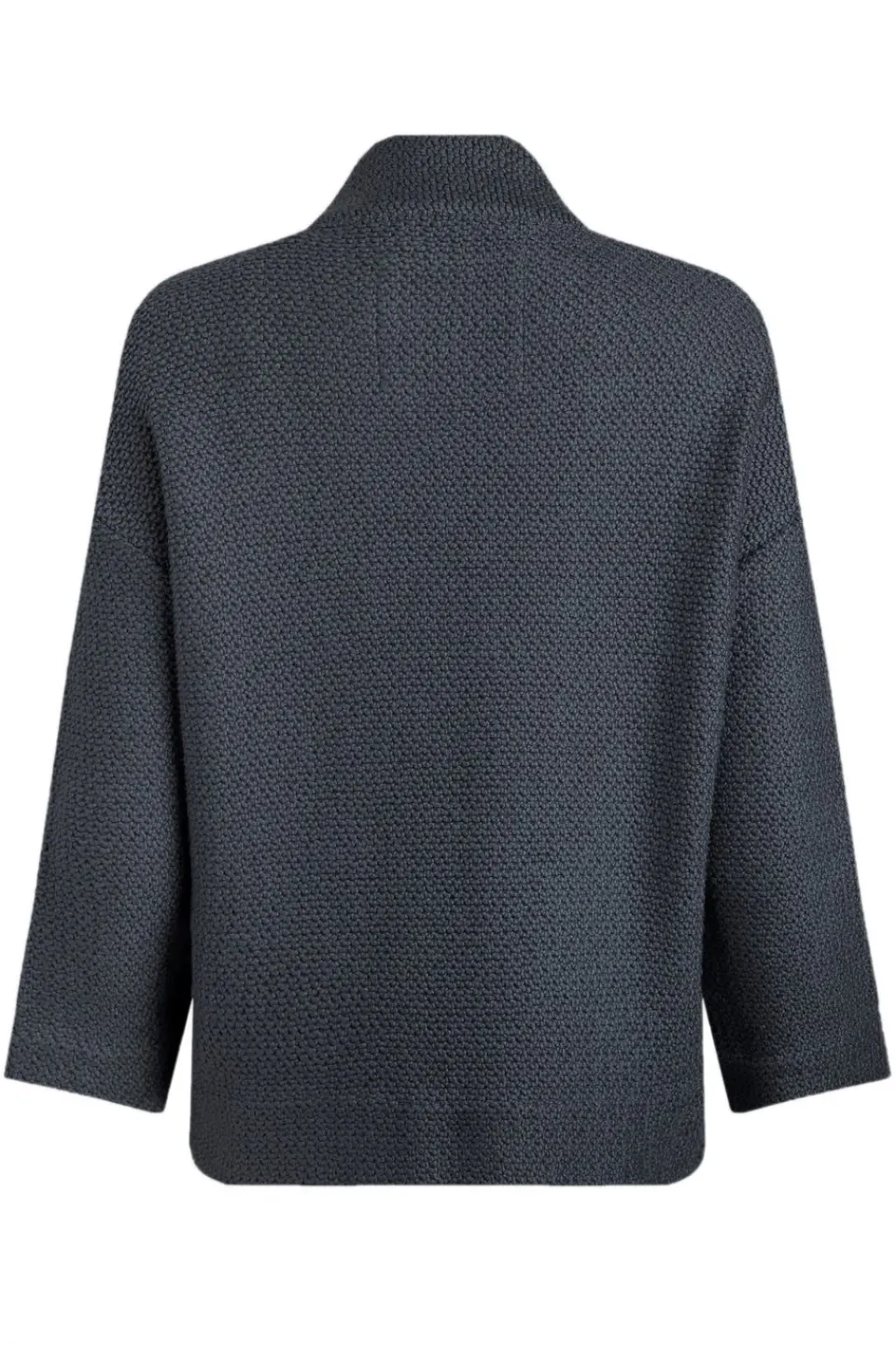 Tops>Weird Fish Navy Santosh Cropped Macaroni Kimono Cardigan