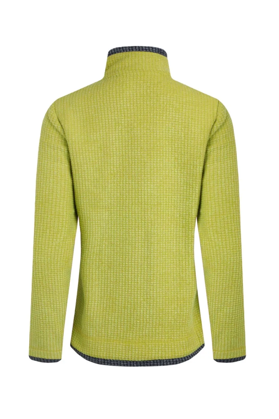 Coats & Jackets>Weird Fish Soft Green Ariana Full Zip Grid Fleece