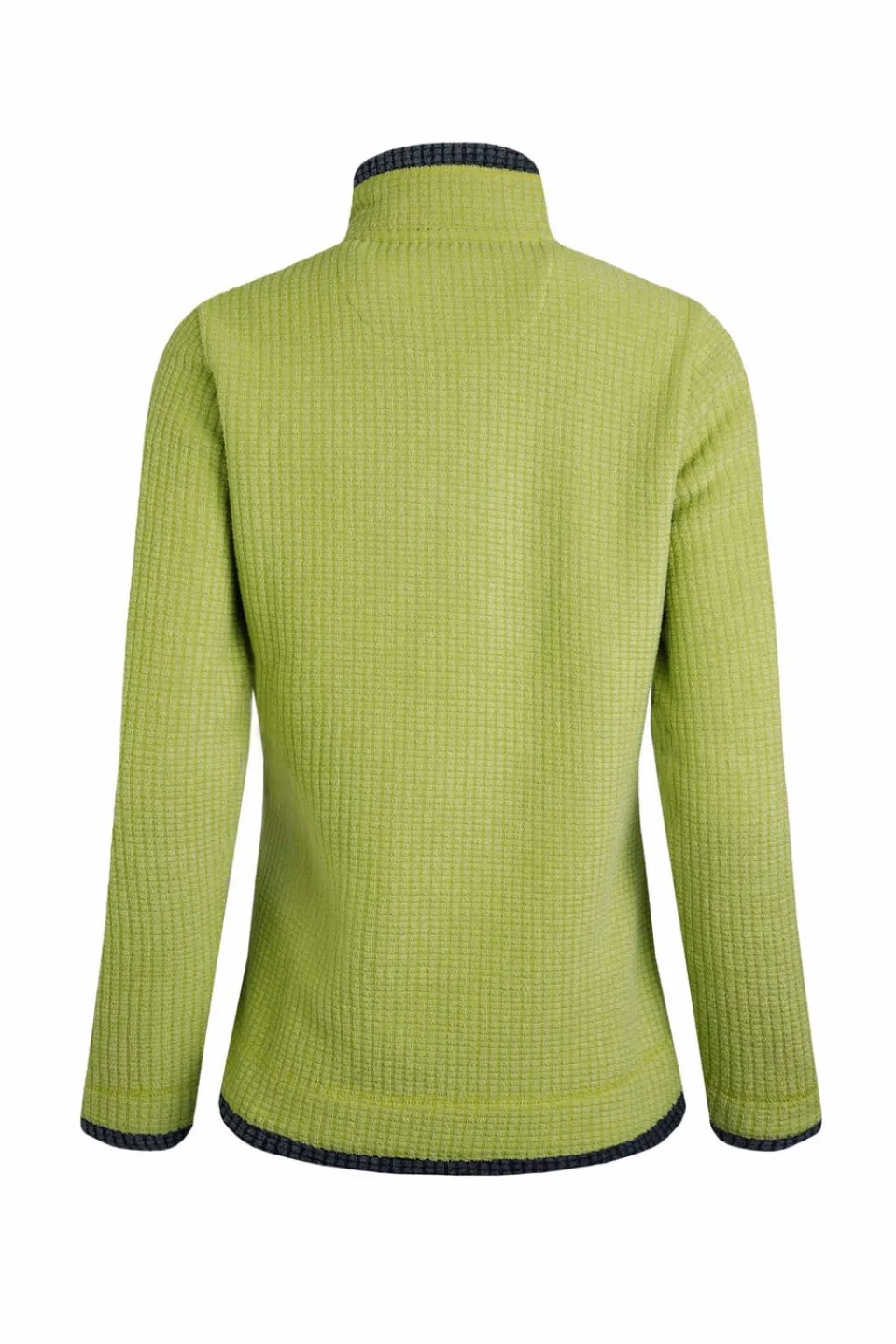 Coats & Jackets>Weird Fish Soft Green Beye 1/4 Zip Grid Fleece