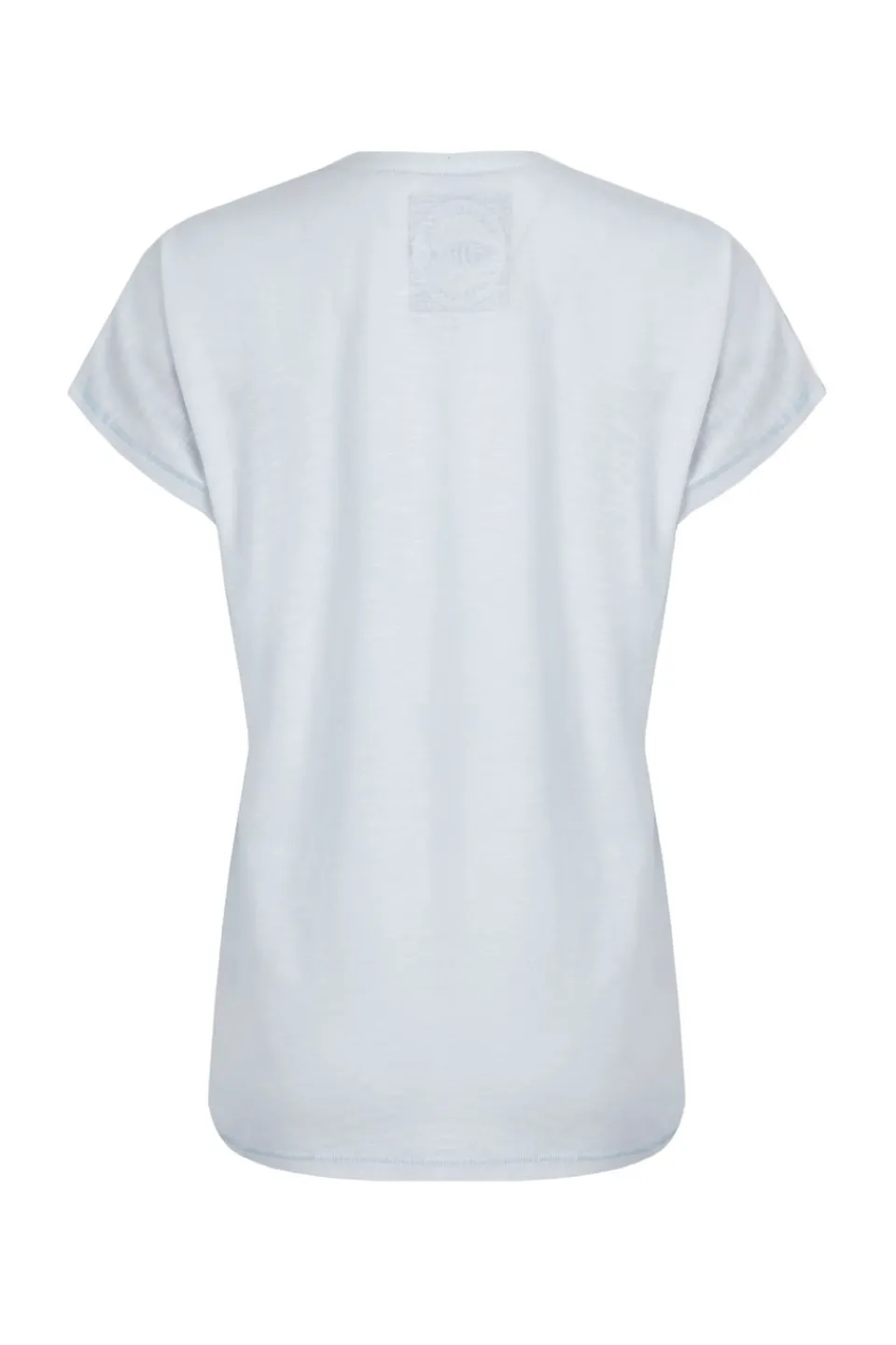 T-Shirts>Weird Fish White Beach Run Front Print Graphic T-Shirt