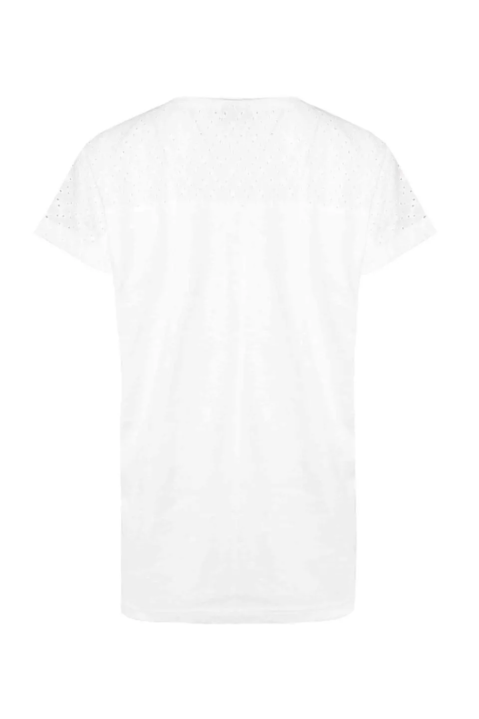 T-Shirts>Weird Fish White Pernille Cutaway T-Shirt