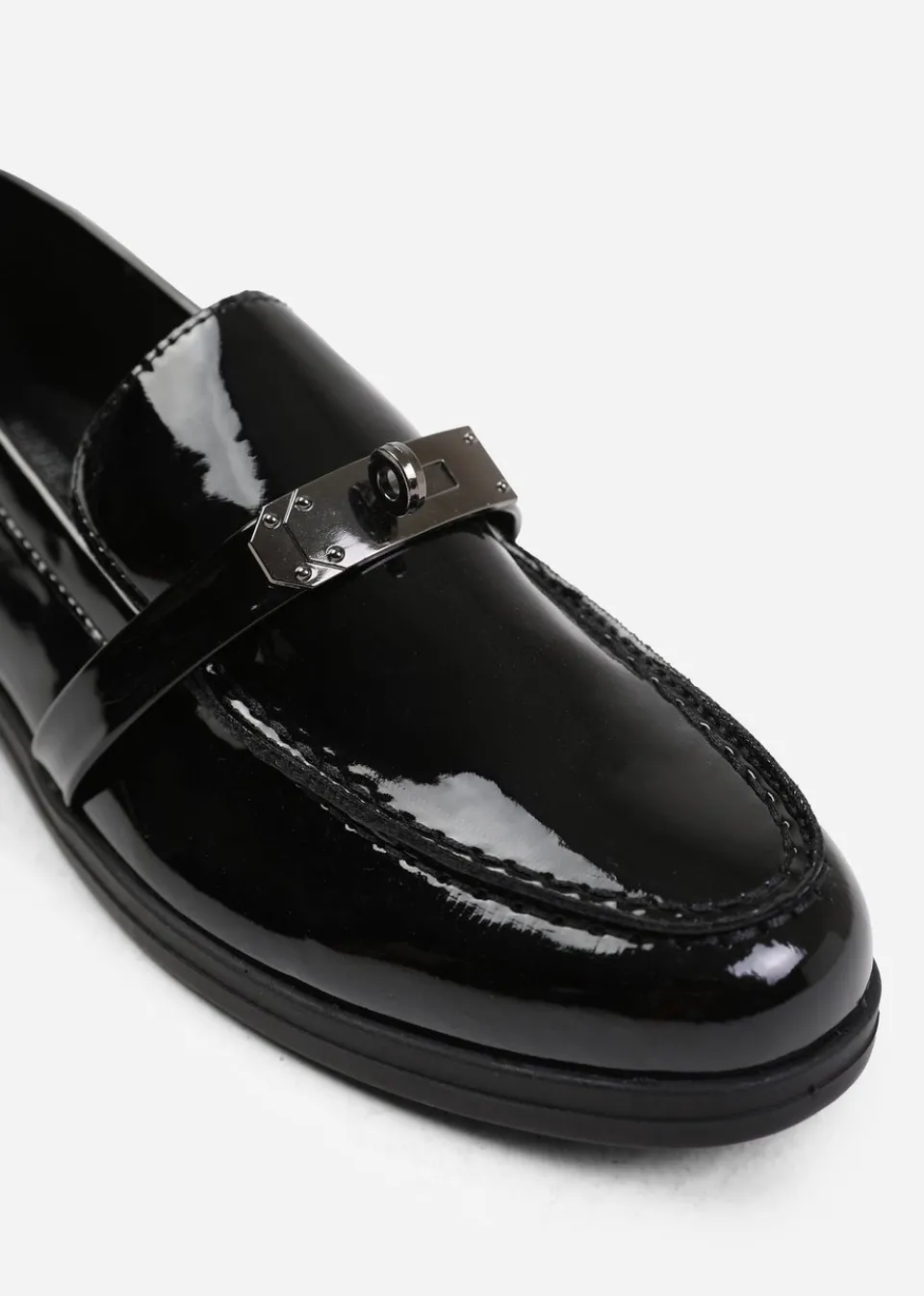 Footwear>Where's That From Where's That From Black Monaco Slip On Loafers