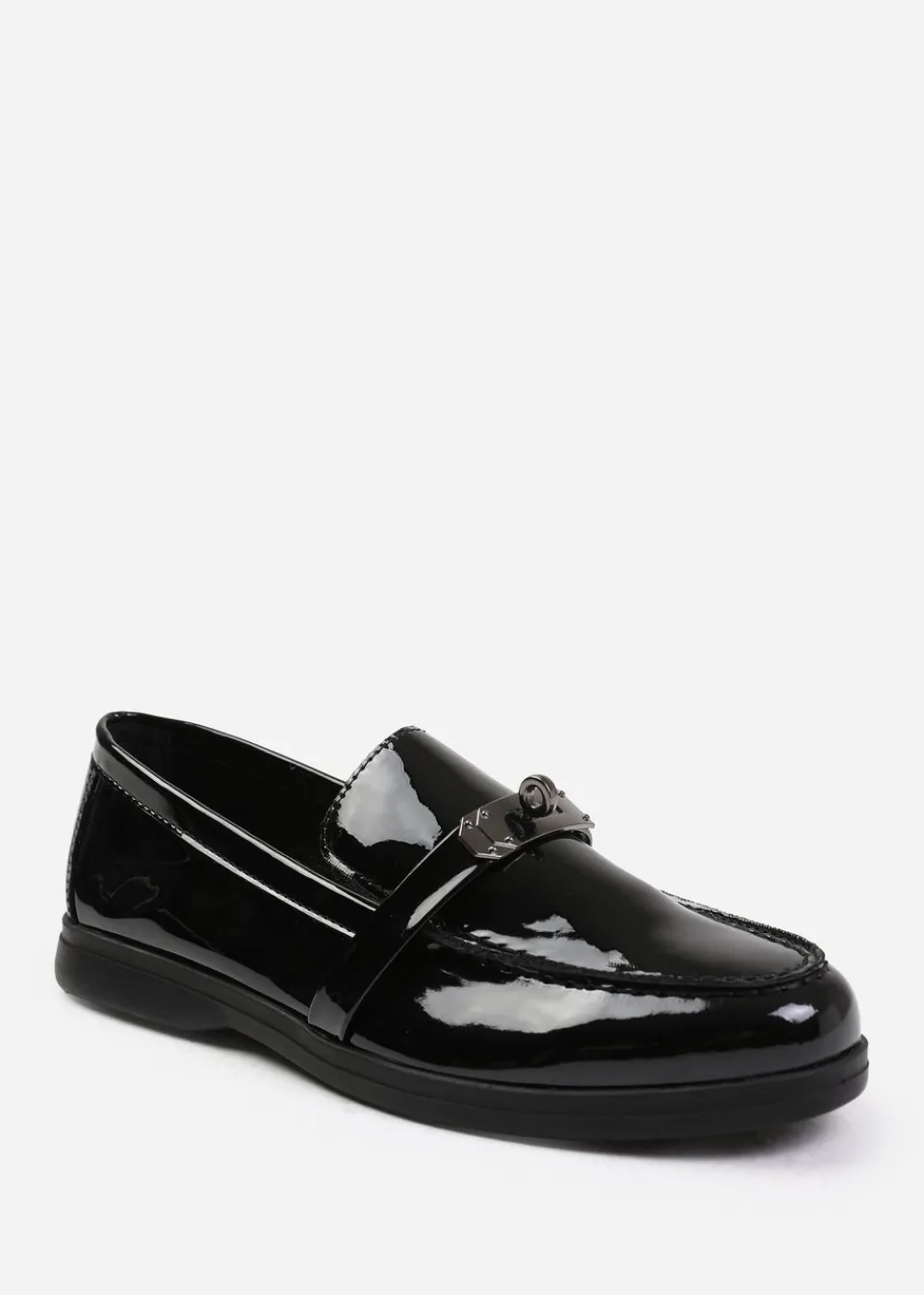 Footwear>Where's That From Where's That From Black Monaco Slip On Loafers