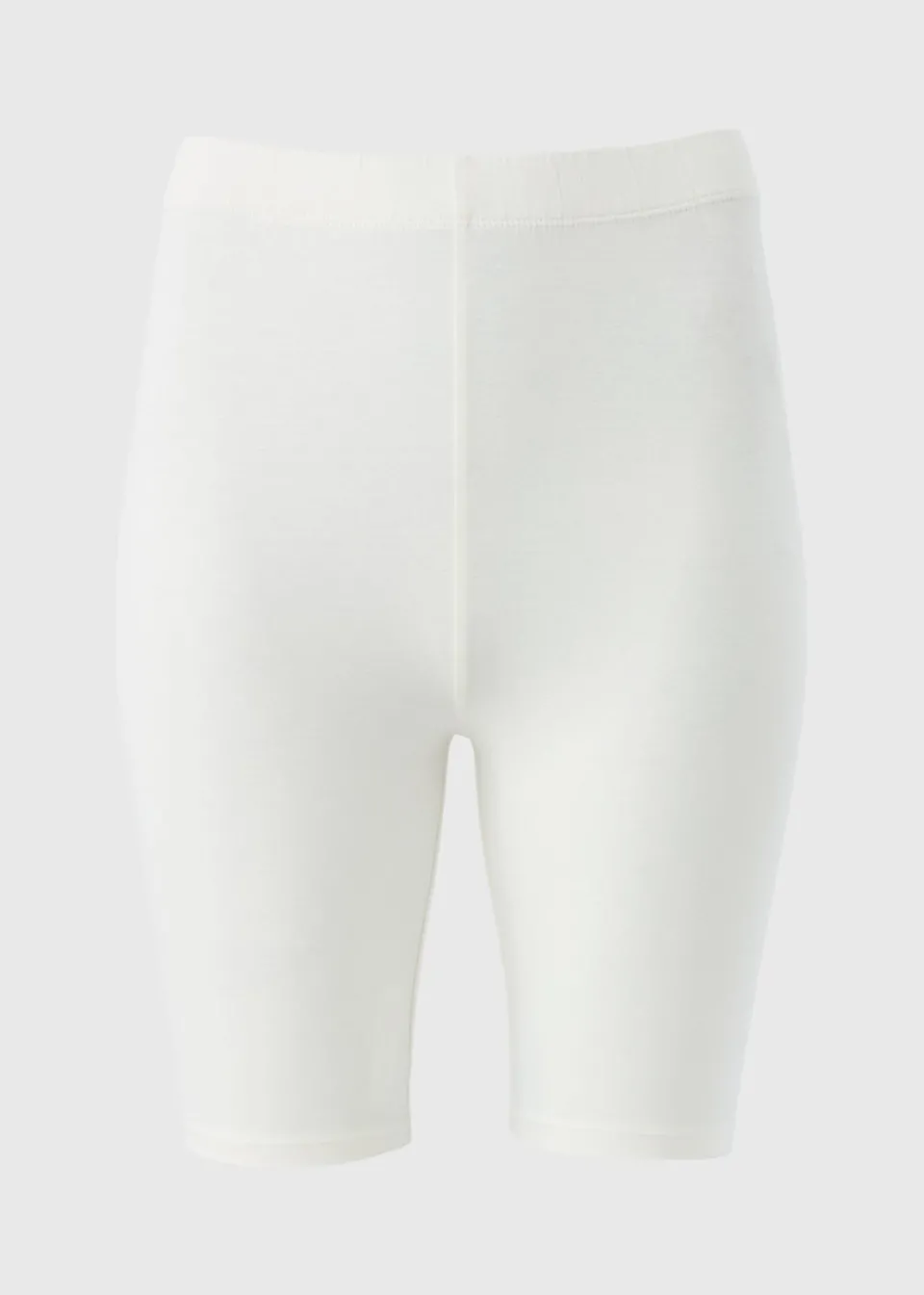 Shorts>Papaya White Cycling Shorts
