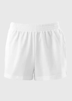 Shorts>Papaya White Jersey Shorts