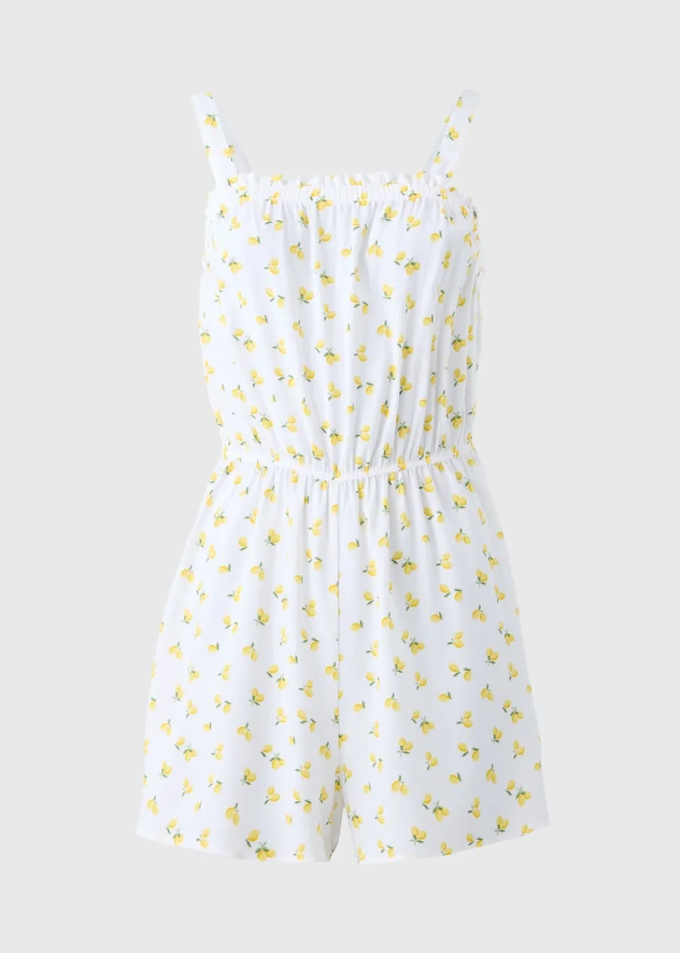 Jumpsuits & Playsuits>Papaya White Lemon Playsuit