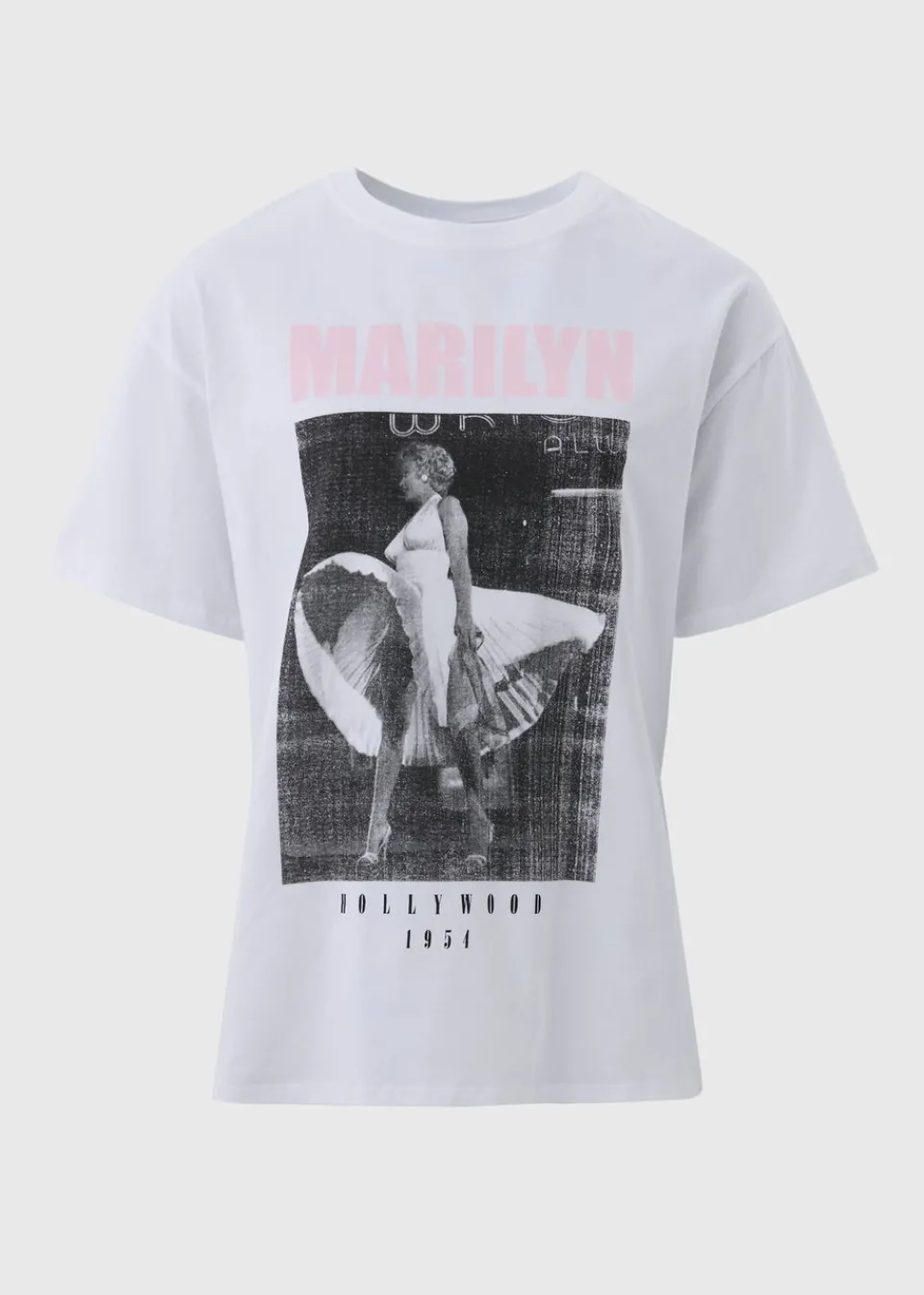 T-Shirts>Papaya White Marilyn T-Shirt
