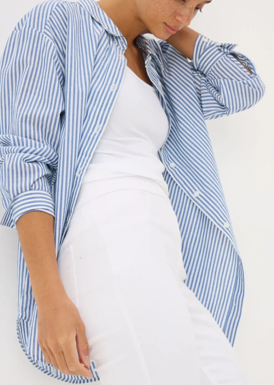 Jeans & Jeggings>Papaya Denim White Rosie Cropped Jeggings